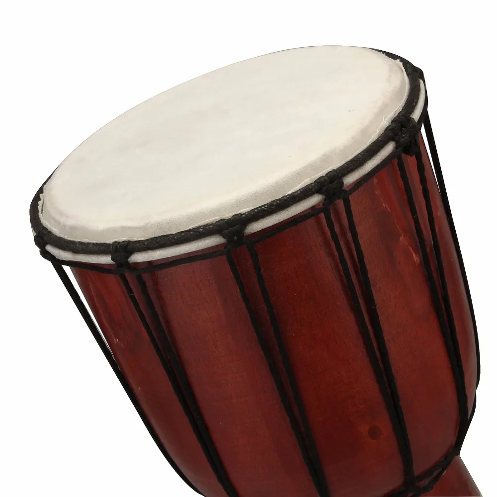 Профессиональный Djembe Африканский барабан 4 дюймов 6 дюймов деревянный ручной барабан хороший звук музыкальный инструмент веревка перкуссия ручной работы подарок