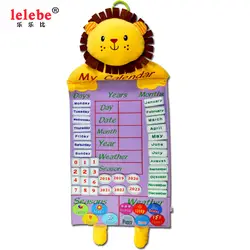 Монтессори детские игрушки развивающие время менталитативный календарь lelebe