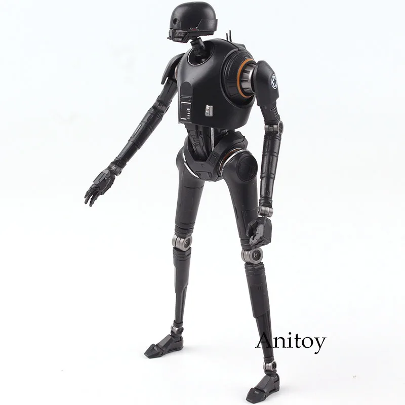 СВЧ Звездные войны фигурка игрушки K-2SO ПВХ Фигурки Коллекционная модель Черная Серия