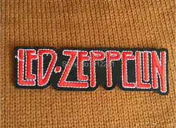 Led Zeppelin группа Утюг на заплате ot Стикеры, рок-музыка ткань футболка патч, тяжелая музыка, детская одежда DIY Accosseries