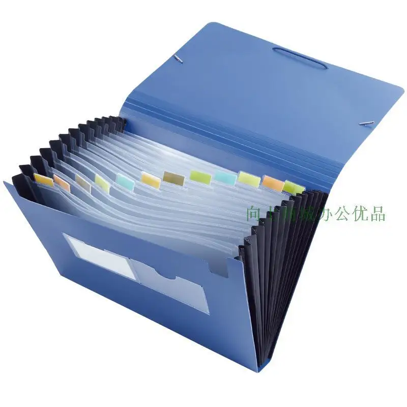

office supplies Organ bag chancellery easy Classification Expanding file Elastic belt organ package multicolor expanding wallet