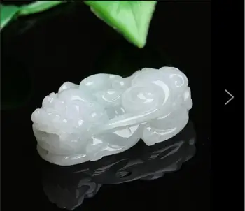 

Fine Jewelry Carvings Symbolize Prosperity And Blessing Of The Emerald Jade Pendant Women Men Necklace