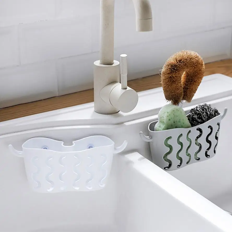 Полки для хранения ванной комнаты органайзер полотенце для протирки посуды стойка всасывающая губка держатель зажим тряпичный стеллаж для хранения 2o0712