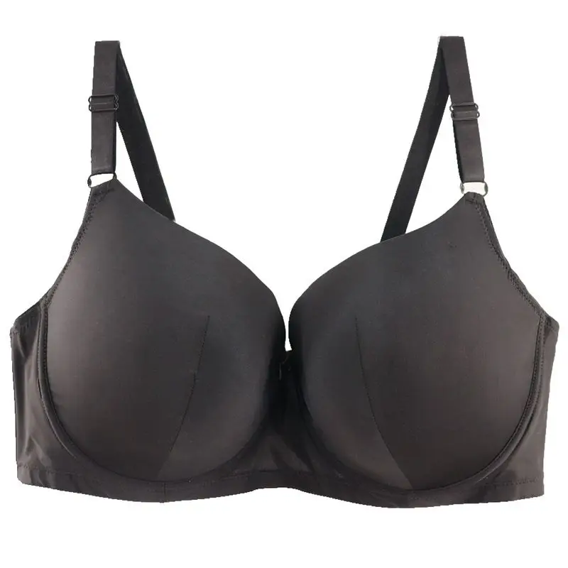 Plus Size Women Casual Fitness Underwear Push Up Bra Underwire Adjusted