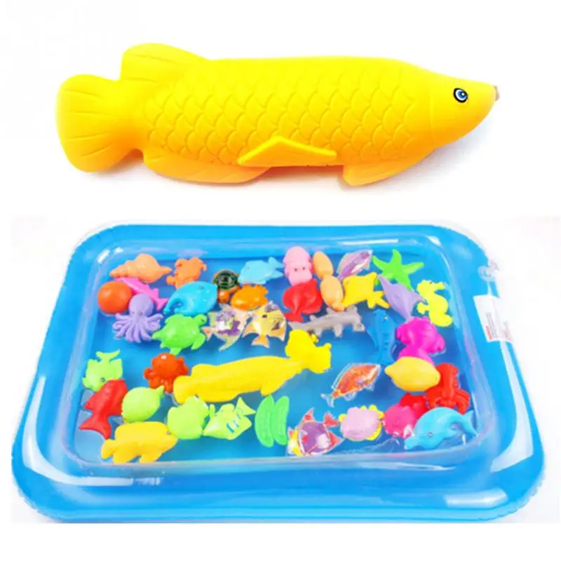 New 40/50pcs Baby Toy Educational Fish Pond Game Kid