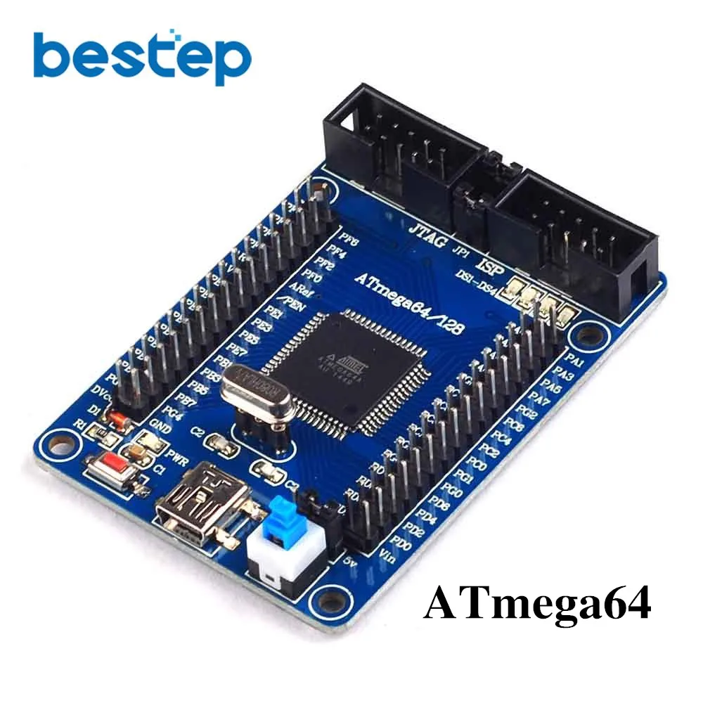 Плата обучения Atmega 8/16/32/48/64/88/128/168 минимальная системная плата для AVR|Интегральные