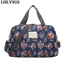 LHLYSGS מותג אופנה נשים שקיות כתף עמיד למים קיבולת גדולה תיק נסיעות תיק תיק נסיעות מטען יד Sportsing