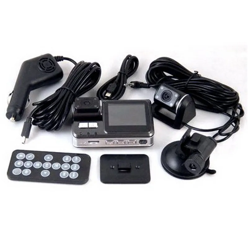 Auto Record font b Camera b font For X6 HD 720P Dual Lens Car Recorder Camcorder