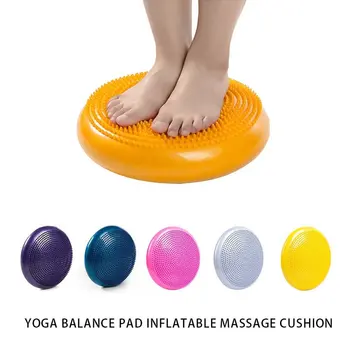 

Portable Size PVC Body Exercise Fitness Stability Disc Balance Yoga Pad Wobble Cushion Ankle Knee Board With Pump