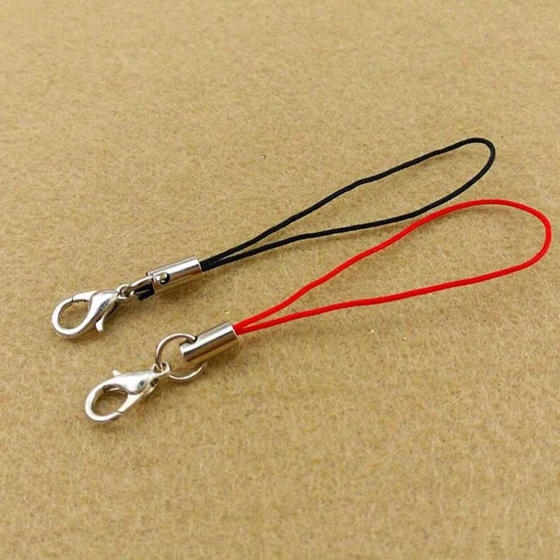 200 Pcs Colorful Lobster Clasp Lanyard Strap Cord Cell Phone Lariat