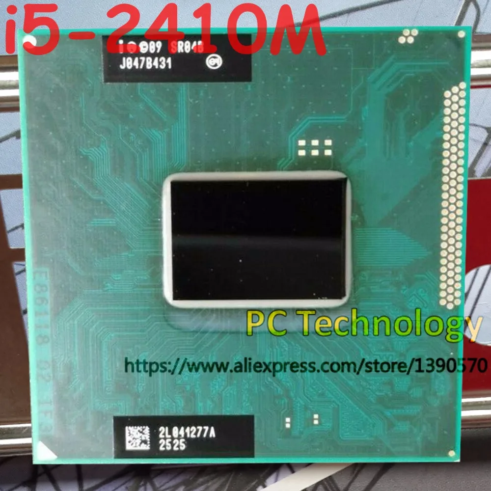 Процессор Intel Core i5-2410M SR04B процессор i5 2410M процессор FCPGA988 2,30 ГГц-2,90 ГГц 3 м двухъядерный