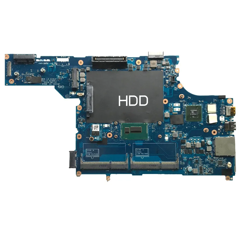 SZWXZY отлично подходит для DELL E5540 Материнская плата ноутбука I5-4300U Процессор GT720M 2 Гб