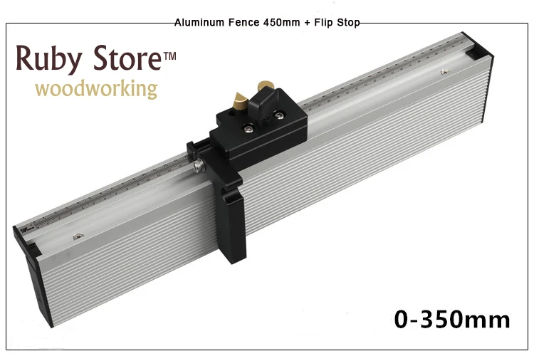 

Miter Gauge Alluminium Fence 800mm wit Micro-Adjustable Stop
