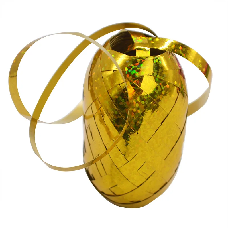 5 мм* 10 м шар веревка Фольга шар цвета розового золота лента Свадьба День рождения украшение подарок Скрапбукинг упаковка упаковочная лента