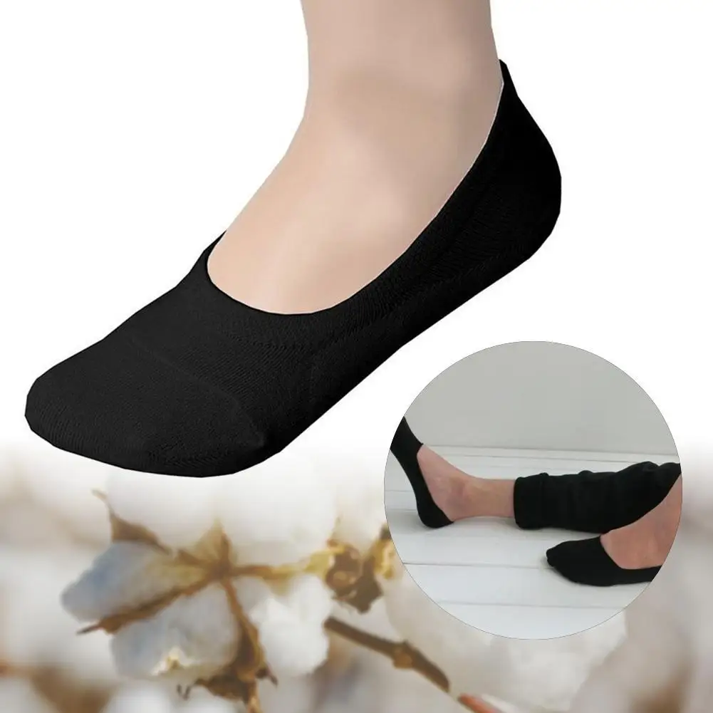 1Pair Mens Cotton Invisible Ankle Socks Men Summer Casual Loafer