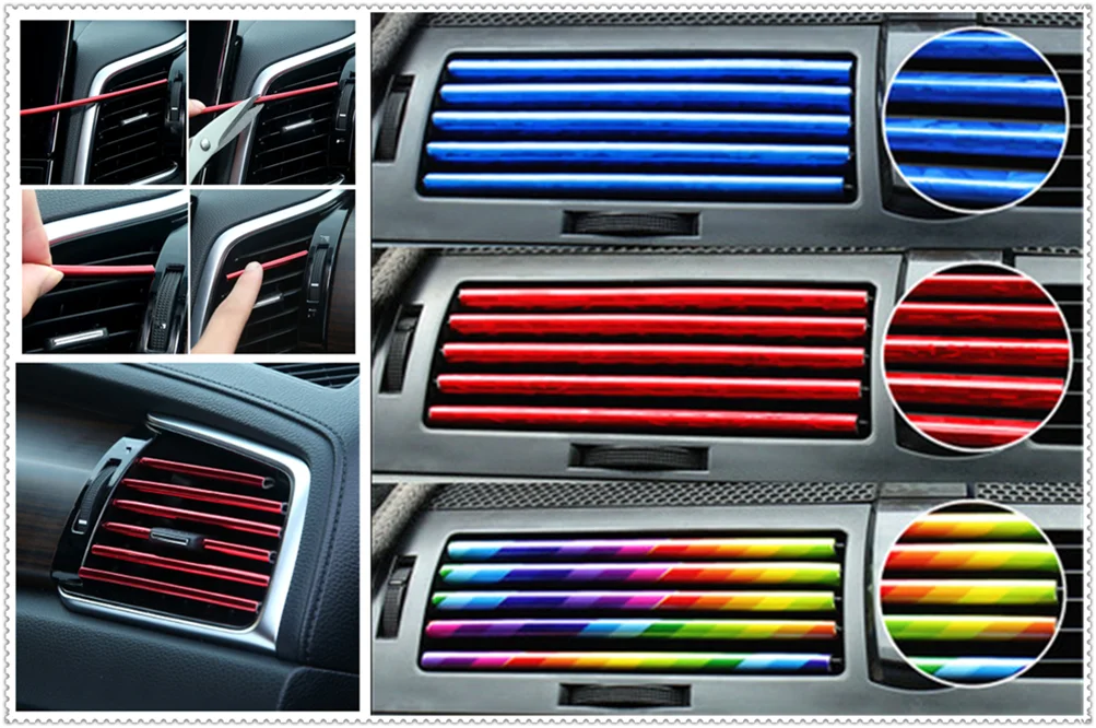 

Car modified U-shaped plating bright chrome color decorative strip for Kia Forte Ceed Stonic Stinger Rio Picanto Niro