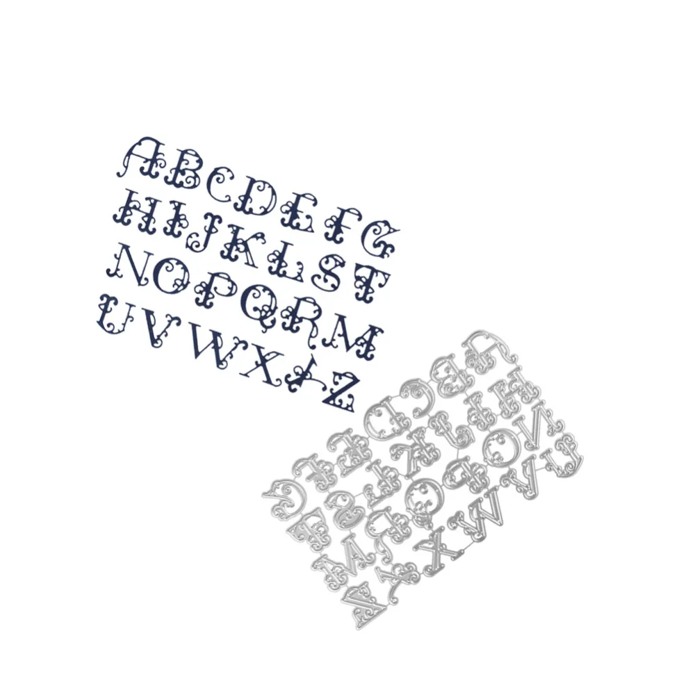 Metal Cutting Dies New 2018 English Alphabet Embossing Stencil For DIY