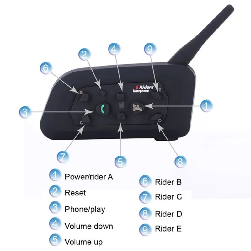 1200m 3 Riders Talking 3 V6 Bt Interphone At The Same Time For Judge Bike Wireless Bluetooth Headset Intercom Interphone Bluetooth Headset Interphone Bluetooth Intercominterphone Wireless Aliexpress