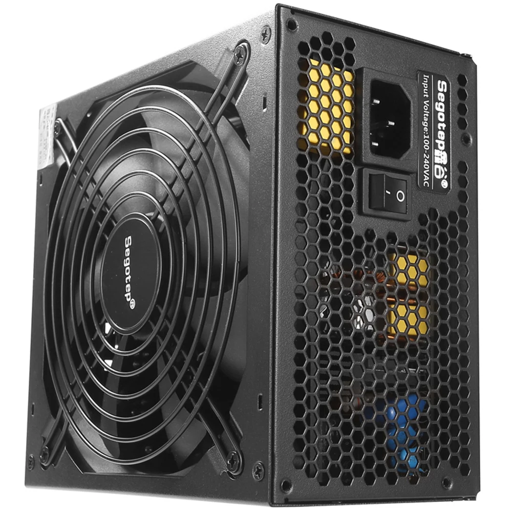 Segotep 1250 W GP1350G كامل وحدات ATX جهاز كمبيوتر شخصي التعدين امدادات الطاقة الألعاب PSU ل AMD التراشق النشطة PFC 93.8% كفاءة