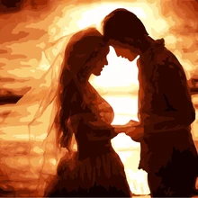 Свадебный декор для масляных красок; без рамки картина по номерам DIY Цифровая Холст Картина маслом домашний декор для гостиной G432