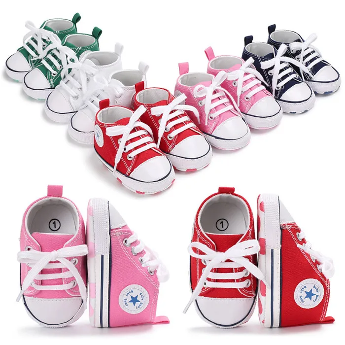 Новые парусиновые детские кроссовки, спортивная обувь для девочек и мальчиков, обувь для новорожденных, детские ходунки, мягкая детская