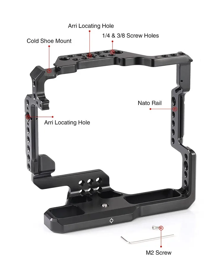 Клетка SmallRig DSLR для фотоаппарата Fujifilm X T2 и Fuji T3 с батарейным отсеком 2229|Клетки
