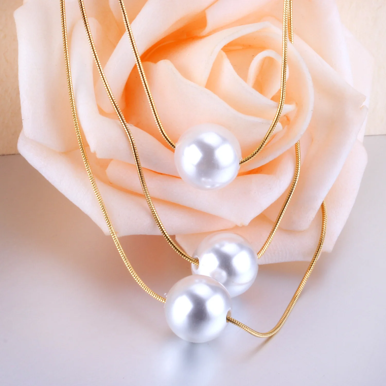 Luxukissids поддельный чокер с жемчугом подвеской цепи ожерелье набор многослойное золотое ожерелье s для женщин ювелирные изделия collares colar collier