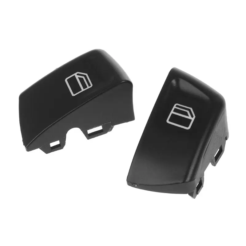 1Pair Car Electric Window Control Power Switch Push Button Covers For