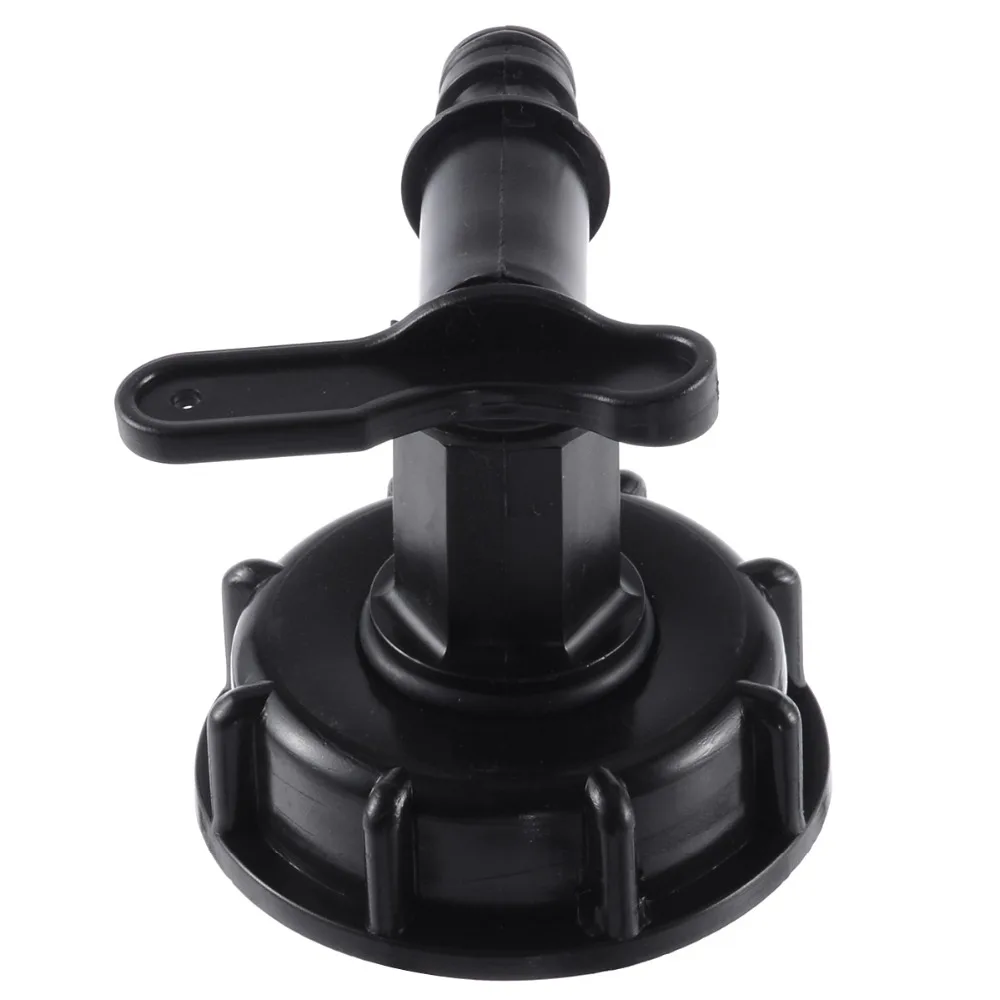 

Mayitr Black to 15mm 1000L Water Tank Garden Yard Hose Valve Adapter Fitting With Switch For Garden Irrigation Tool