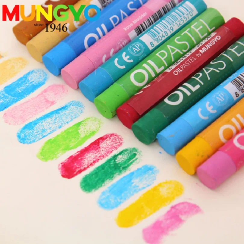 MUNGYO MOP 24/36/48 colors Oil pastels Oil paint ART drawing supplies