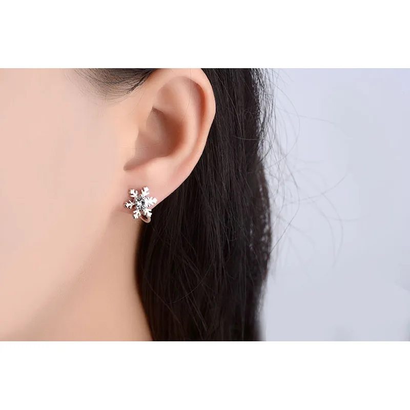 JEXXI-New-Snow-Flower-Design-Clip-Earrings-925-Sterling-Silver-for-Women-Ear-Clip-no-Pierced