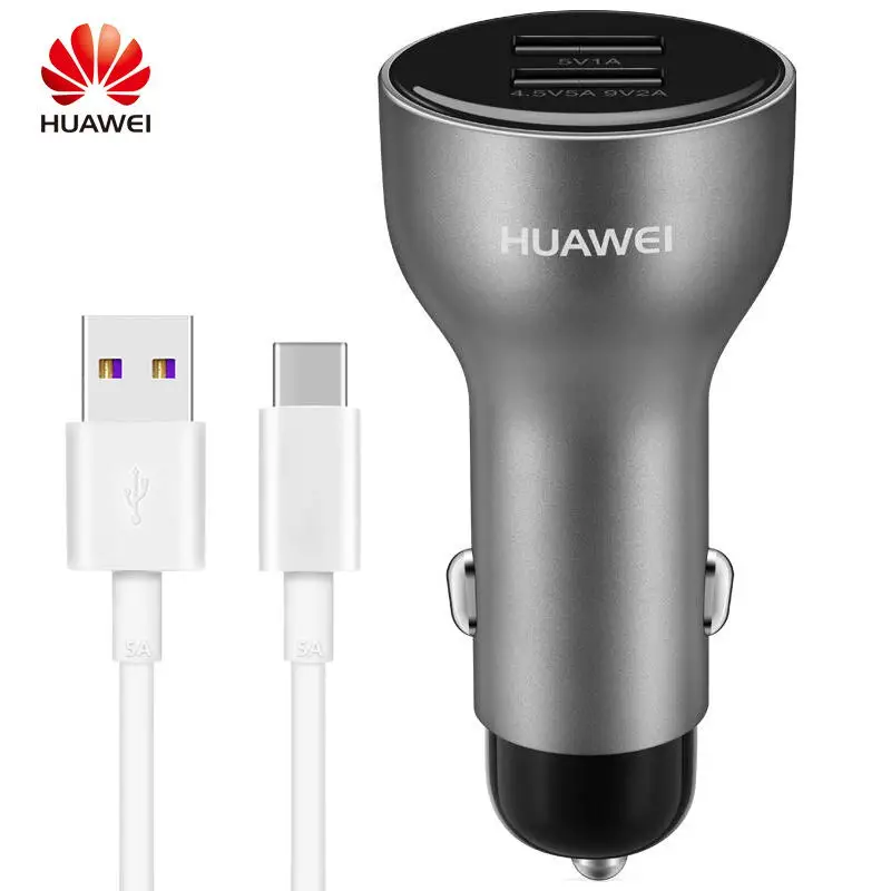 Huawei P10 P9 Plus Lite супер автомобильное зарядное устройство 5V4. 5A кабель usb type C Duable USB порт Honor V10 10 View 10 Nova 3e