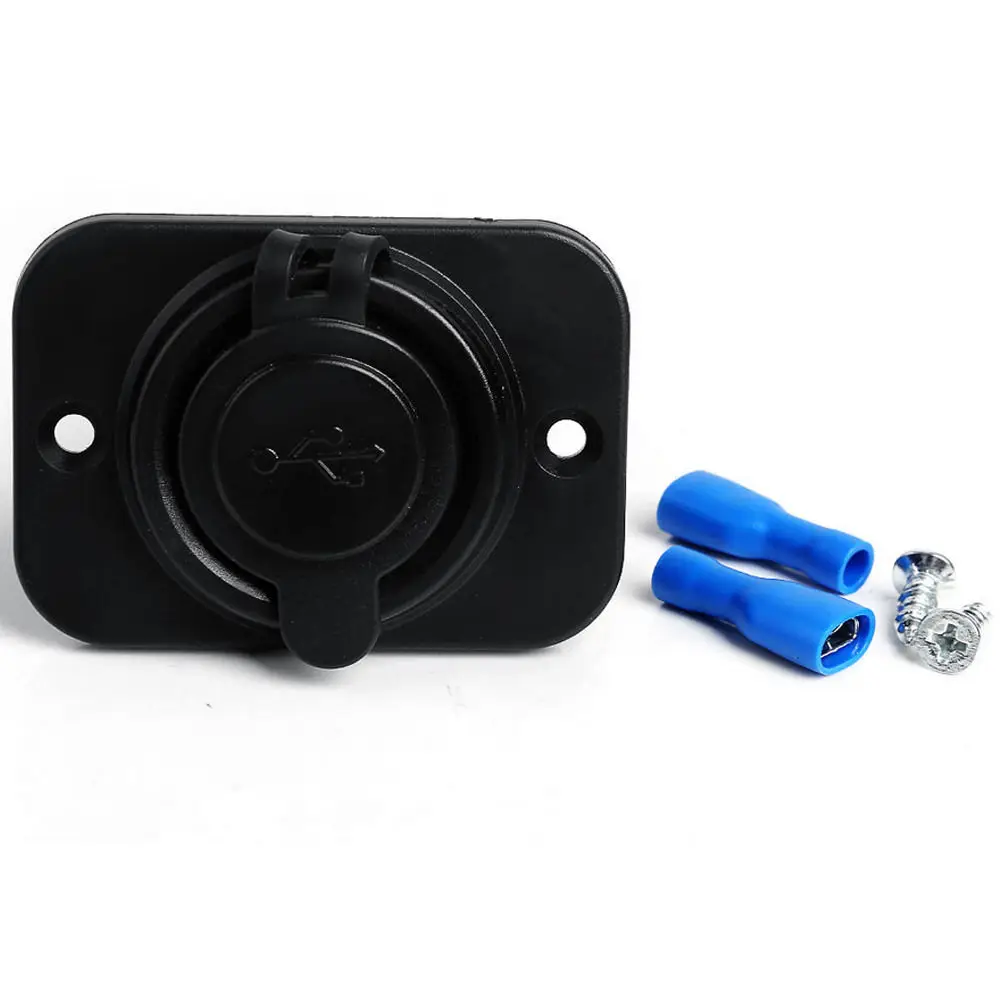 12 V 24 v водонепроницаемый двойной USB порт зарядное устройство розетка 1A 2.1A