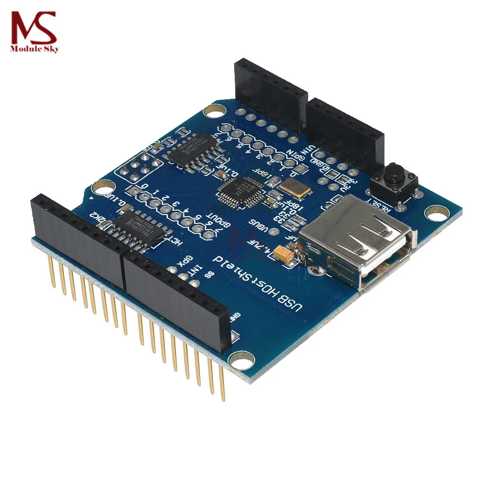 

USB Host Shield Support Google ADK For Arduino UNO 328 MEGA 2560 Duemilanove Expanding Board SPI Interface