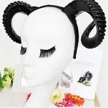 Хэллоуин реквизит рога головной убор изделия «сделай сам» ролевые демон повязка на голову Готическая повязка-бандана для девочки унисекс демон аксессуары