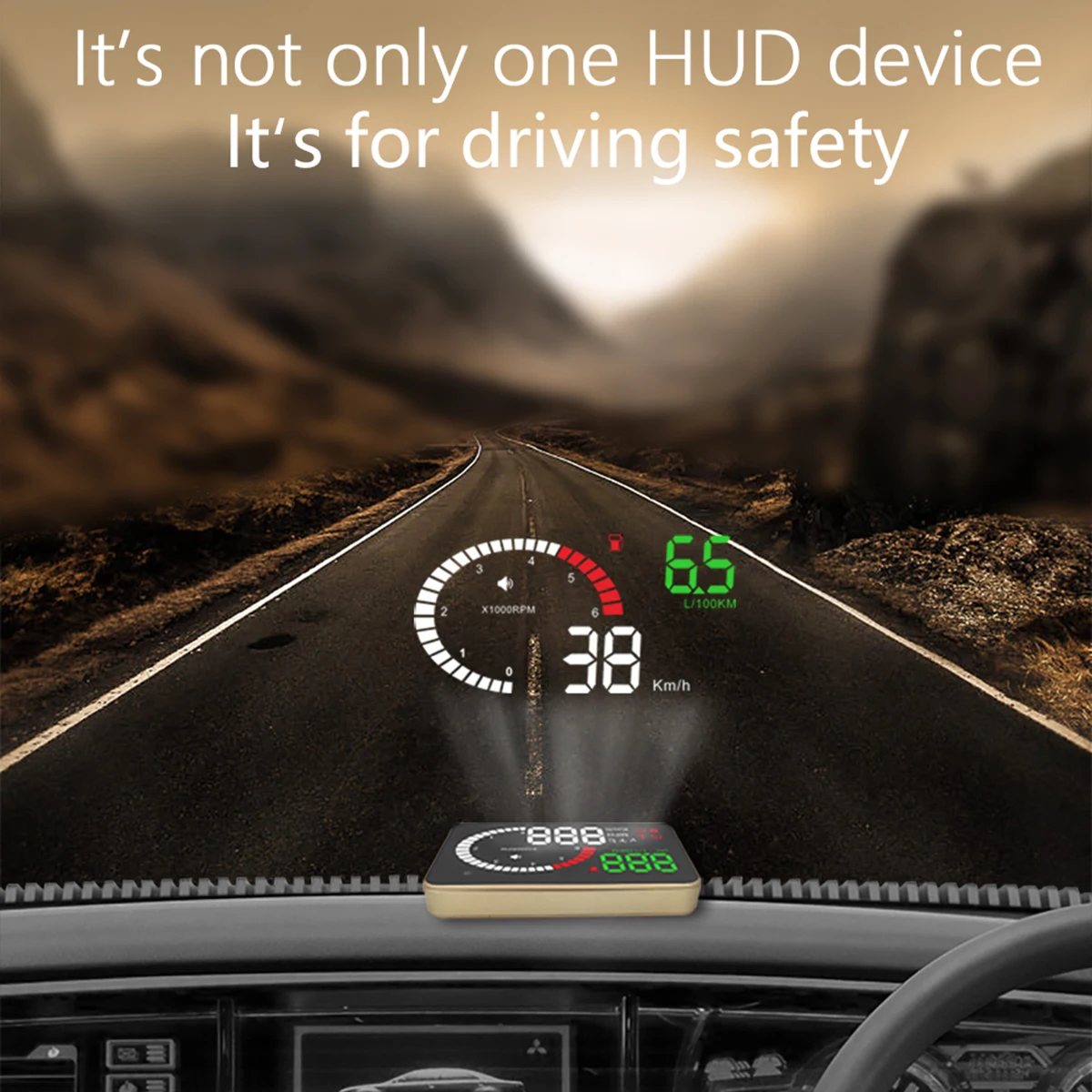 X6 3 5 дюймов Автомобильный Hud OBD2 дисплей OBD скоростной измеритель превышения