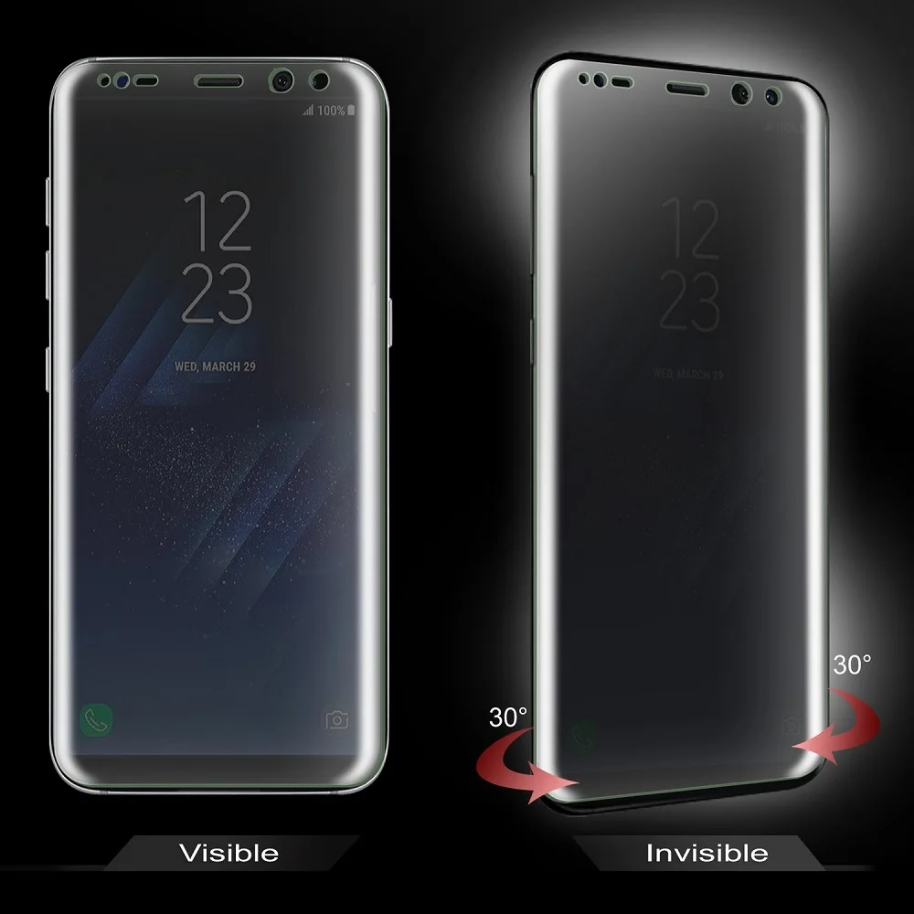 S8plus чехол, анти шпион, 3D полное покрытие, закаленное стекло для samsung Galaxy S8 S8 plus, чехол, стекло, защита экрана