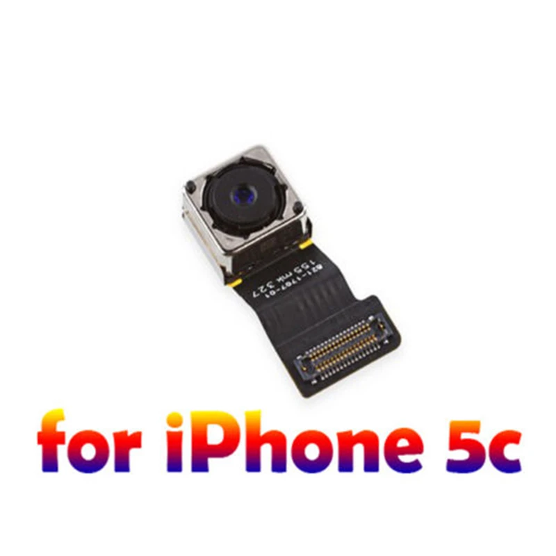 

Back Camera For Iphone 5c Rear Camera With Flex Cable Facing Model 100% Tested Cell Phone Parts For Iphone 5c
