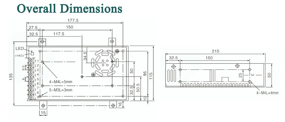 250w DC переключатель Питание Вход AC110v-220v Выход 5V 12V 15V 24V 36V 48V переключатель Питание для шагового двигателя фрезерный станок с ЧПУ