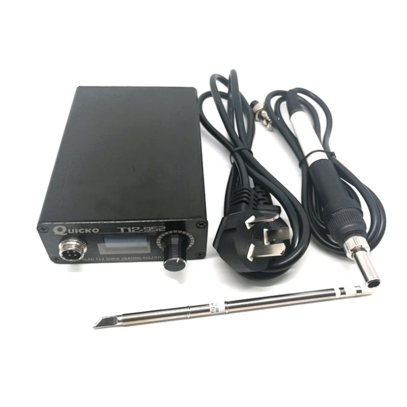 Quick Heating T12 soldering station electronic welding iron T12 OLED Digital Soldering Iron T12 952 QUICKO|Soldering Stations| - AliExpress