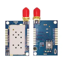 10 шт./лот sa828-все-в-одном модуль рации 500 МВт | 1 Вт 3 ~ 5 км Расстояние линии прямой видимости VHF портативная рация модуль