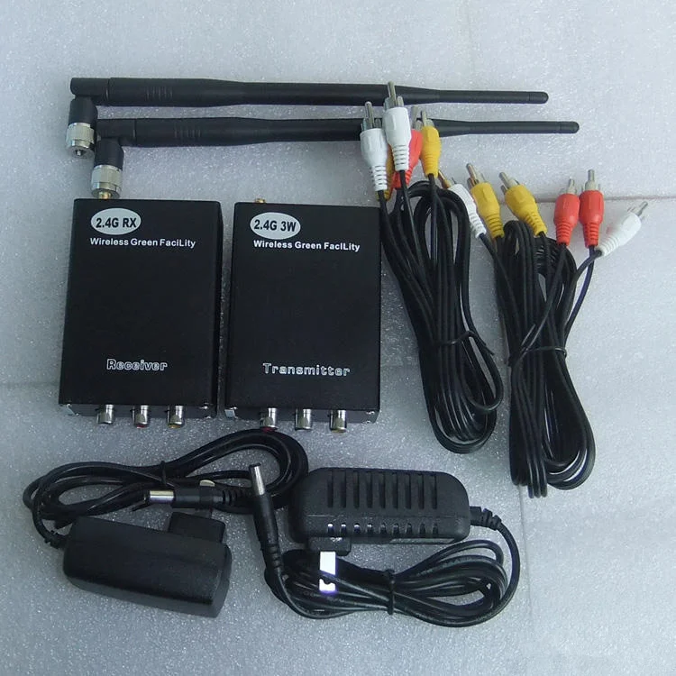 

2.4G3W wireless elevator video transmitter receiver,audio and video transmission equipment,security monitoring transceiver