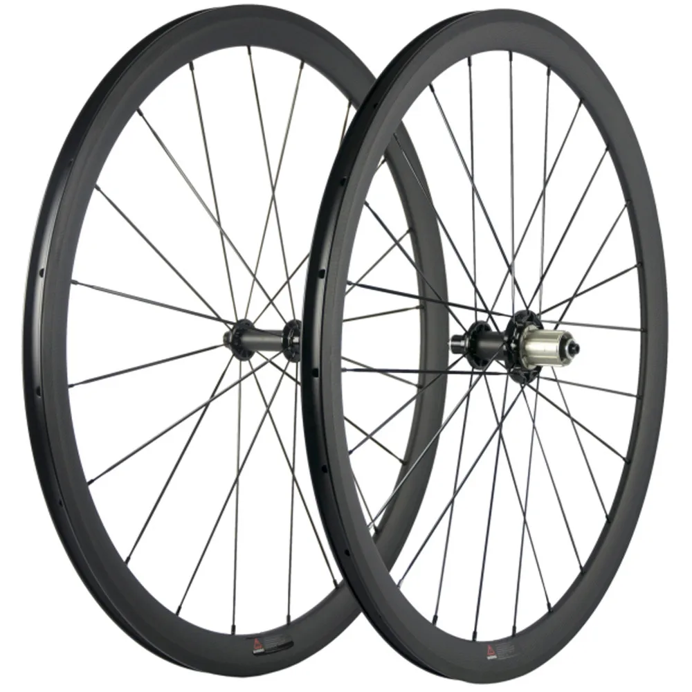 Buy Hot Sale Carbon Fiber Road Bike Wheels 700C Clincher Wheelset 38mm matte