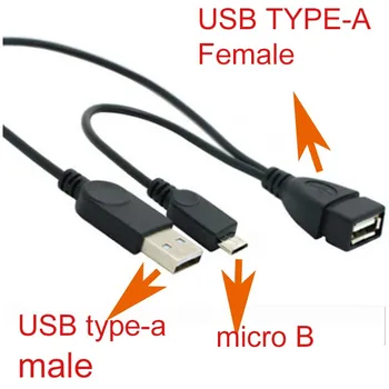 

10pcs Micro USB OTG Cable Male To Female For Samsung Note 4 Galaxy Edge i9250