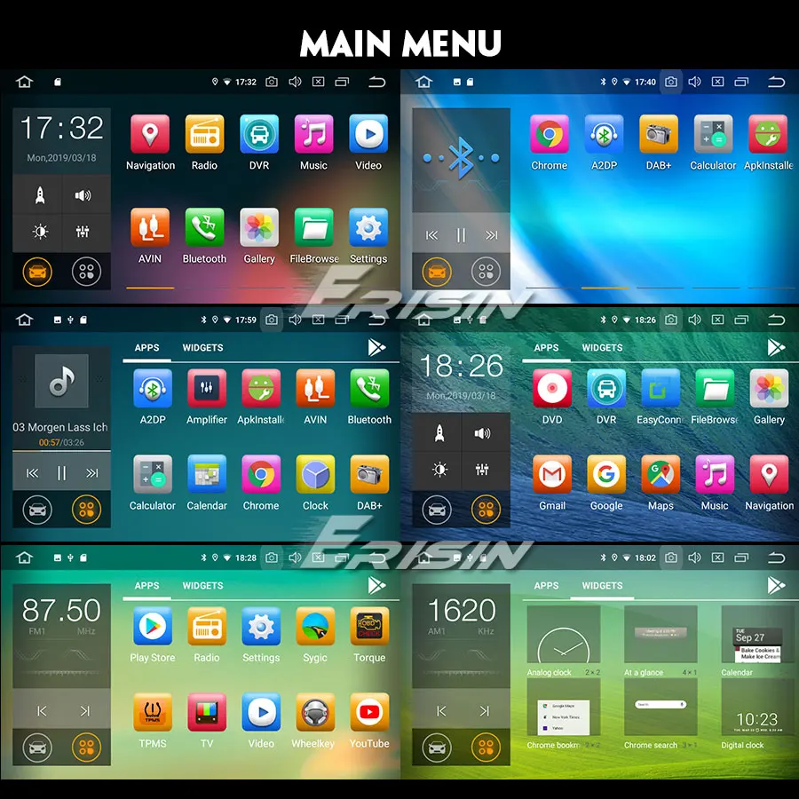 Sale Erisin ES4856T 7" Android 9.0 Pie Car DVD Player SD GPS 4G OBD DAB+ Radio for VW T5 Multivan TOUAREG 5