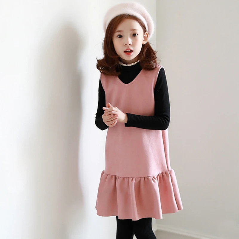 Детское зимнее платье без рукавов на осень/зиму|girls winter dress|toddler girl dressesdress princess |