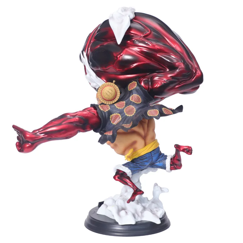 Аниме One Piece Monkey D Luffy GEAR 4 KONG GUN GK ПВХ Фигурка Статуя Коллекционная модель игрушки