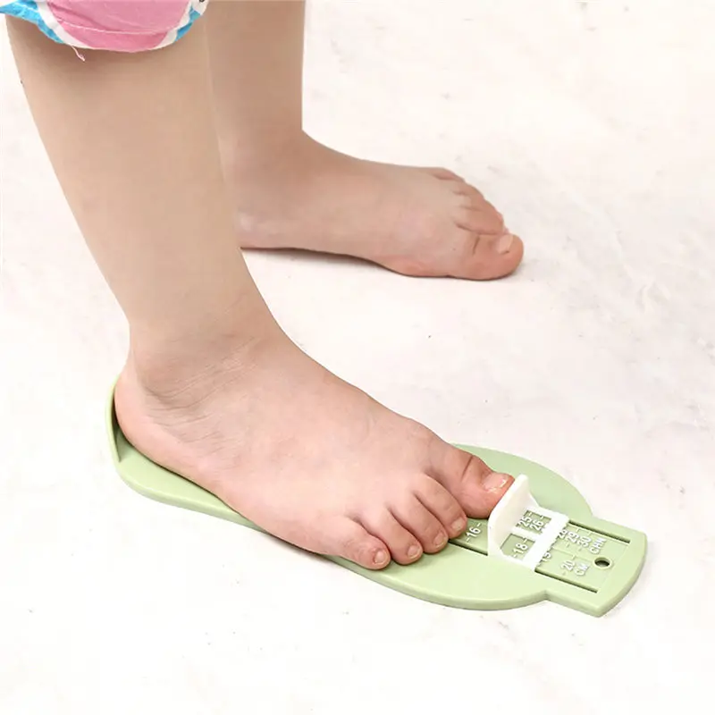 3 color Baby Foot Ruler Kids Foot Length Measuring Gauge Device Child Shoe Calculator Toddler Infant Shoes Fittings Gauge Tool
