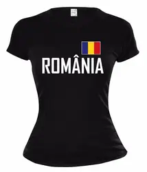 100% хлопок Geek семейная футболка тройник Новый летние топы женские рубашки на каждый день Девичья футболка Румыния Новый женский летний