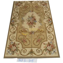 Ковер спальни шерсть needleopint rugs 3 'X 5' 91 см x 152 см ykf3 3x5 gc165neeyg4